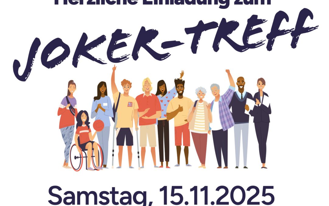 15.11.2025, 17 – 21 Uhr, Einladung Joker-Treff