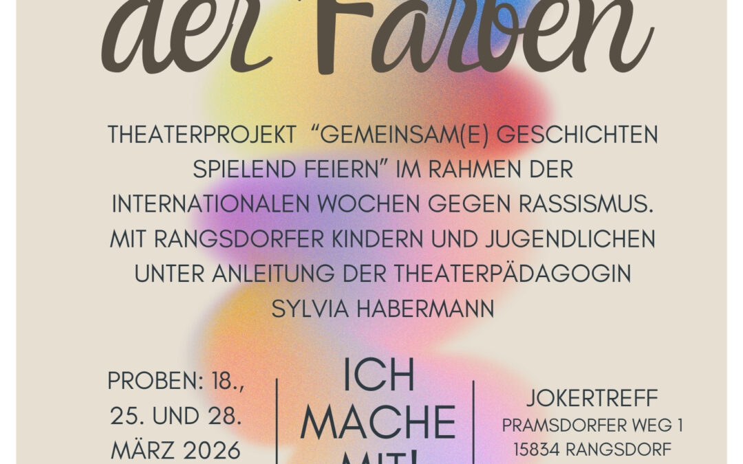 Theaterprojekt mit Rangsdorfer Kindern und Jugendlichen